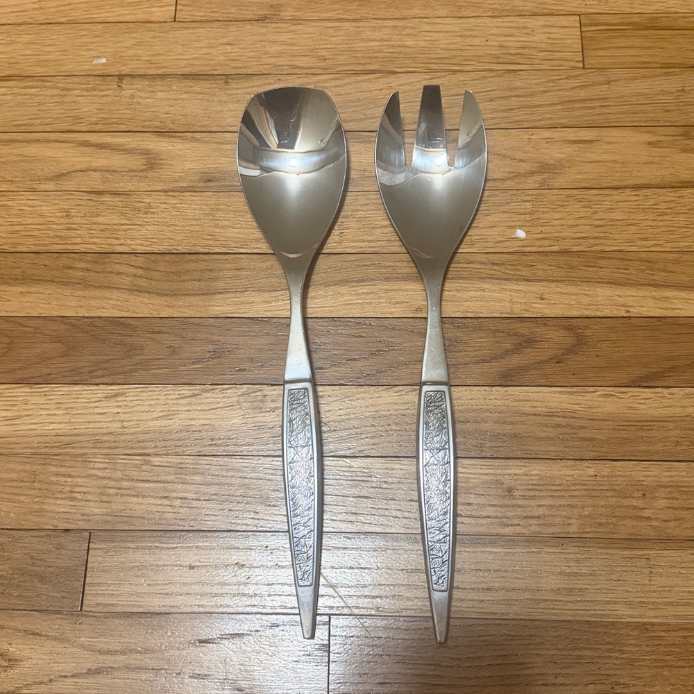 Arthur Salm Austria Stainless Steel Salad Serving Set